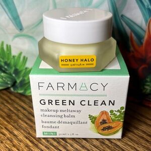 Farmacy Green Clean cleansing Balm and honey halo face moisturizer duo